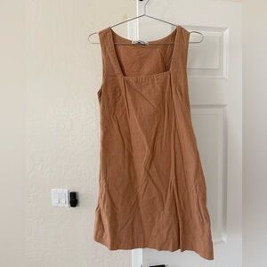 Abercrombie square neck linen dress